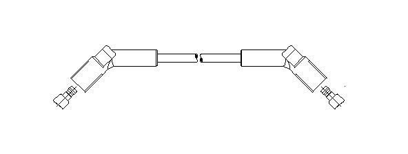Провод зажигания 6A7452 BREMI