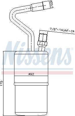 Осушитель, кондиционер 95135 NISSENS