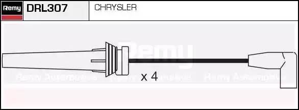 Ккомплект проводов зажигания DRL307 DELCO REMY