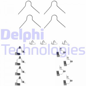 Комплектующие, колодки дискового тормоза LX0146 DELPHI