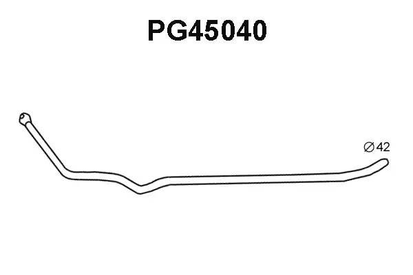Выпускной трубопровод PG45040 VENEPORTE