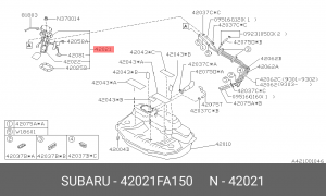 Топливный насос 42021-FA150 SUBARU