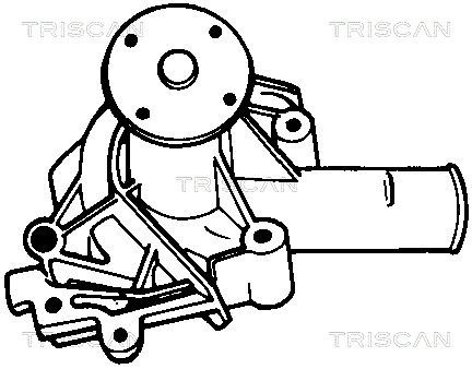 Водяной насос 860042816 TRISCAN