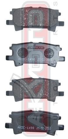 Колодки тормозные дисковые AKDC-1498 AKYOTO