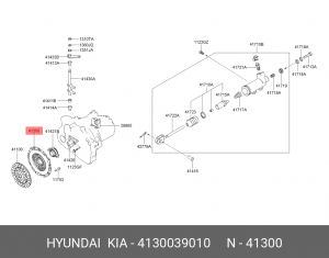 Нажимной диск сцепления 4130039010 HYUNDAI KIA