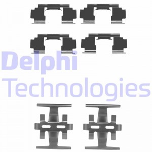 Комплектующие, колодки дискового тормоза LX0130 DELPHI