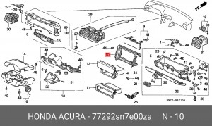 Деталь 77292SN7E00ZA HONDA