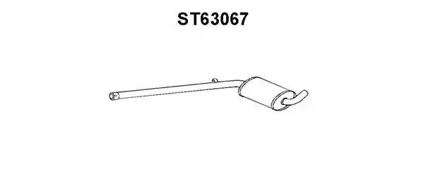 Предглушитель выхлопных газов ST63067 VENEPORTE