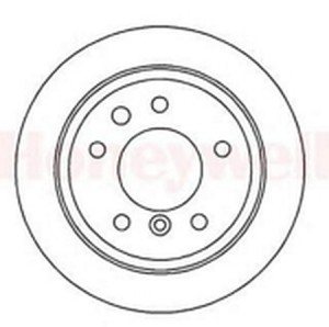 Тормозной диск 561668B BENDIX JURID