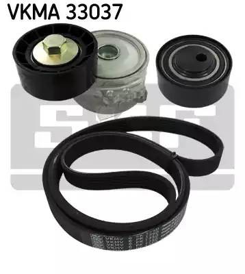 Поликлиновой ременный комплект VKMA33037 SKF