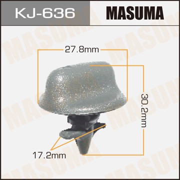 Клипса крепежная KJ636 MASUMA