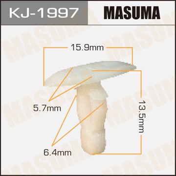 Клипса крепежная KJ1997 MASUMA