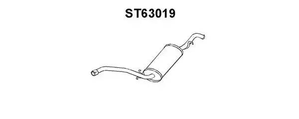 Глушитель выхлопных газов конечный ST63019 VENEPORTE