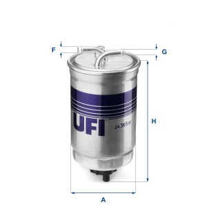 Топливный фильтр 24.365.00 UFI