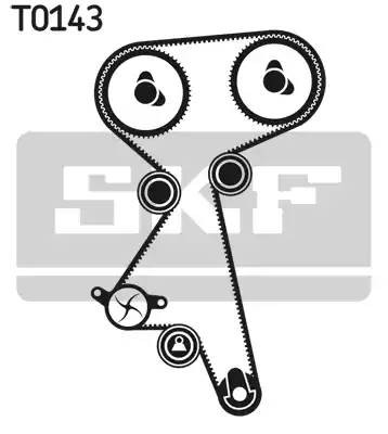 Комплект ремня ГРМ VKMA02186 SKF