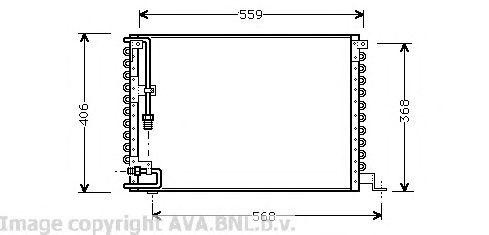 Конденсатор, кондиционер VO5073 AVA