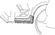 Накладка порога 5858301 VAN WEZEL