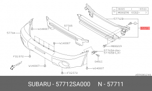 Деталь 57712SA000 SUBARU