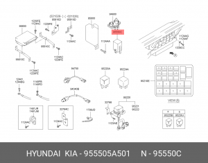 Реле указателя поворотов 955505A501 HYUNDAI KIA