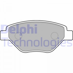 Комплект тормозных колодок, диско LP1866 DELPHI