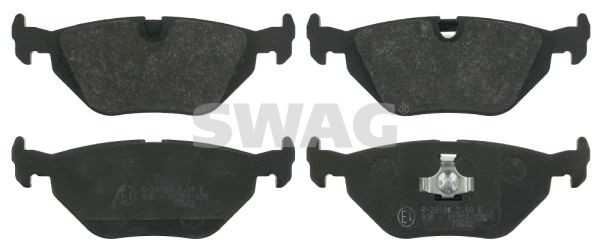 Комплект тормозных колодок, диско 20 91 6196 SWAG