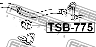Втулка стабилизатора TSB-775 FEBEST
