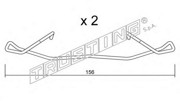 Комплектующие, колодки дискового тормоза KIT094 TRUSTING
