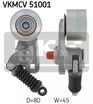 Натяжной ролик, поликлиновой  ремень VKMCV51001 SKF