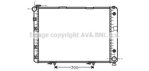Радиатор охлаждения ДВС MS2154 AVA