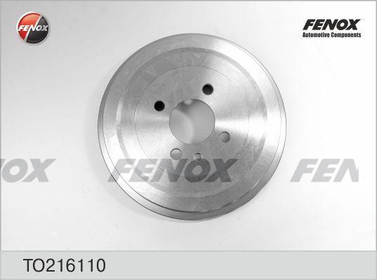 Барабан тормозной TO216110 FENOX