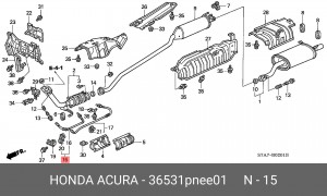 Лямбда-зонд 36531PNEE01 HONDA