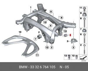 Сайлентблок 33 32 6 764 105 BMW
