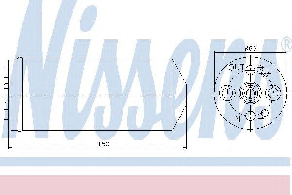 Осушитель, кондиционер 95056 NISSENS