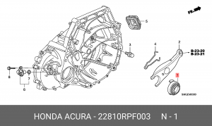 Выжимной подшипник 22810RPF003 HONDA
