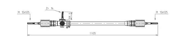 Рулевой механизм DSR618L DELCO REMY