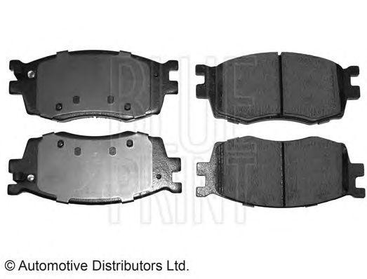 Комплект тормозных колодок, диско ADG04279 BLUE PRINT