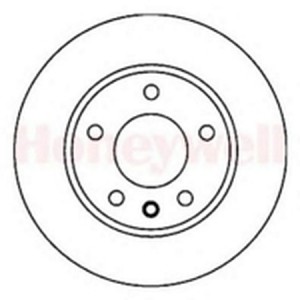 Тормозной диск 561631B BENDIX JURID