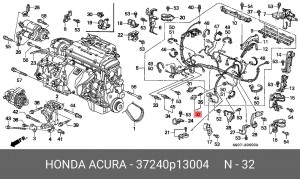 Датчик давления масла 37240P13004 HONDA