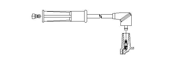 Провод зажигания 6A2927 BREMI