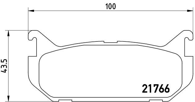 Комплект тормозных колодок, диско P24036 BREMBO