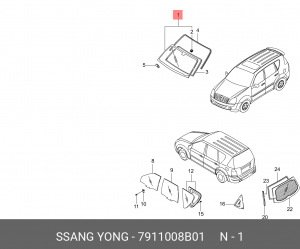 Деталь 7911008B01 SSANG YONG
