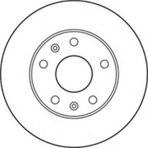 Тормозной диск 562153B BENDIX JURID