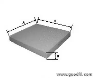 Фильтр салона AG 583 CF GOODWILL