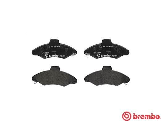 Комплект тормозных колодок, диско P24045 BREMBO
