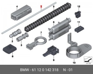 Деталь 61 12 0 142 318 BMW