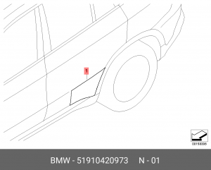 Пленка защитная 51 91 0 420 973 BMW