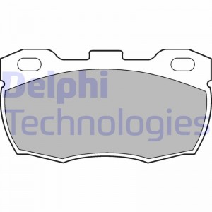 Комплект тормозных колодок, диско LP506 DELPHI