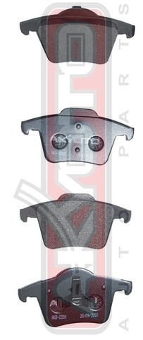 Колодки тормозные дисковые AKD-0358 AKYOTO