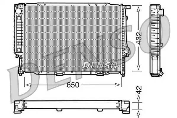 Радиатор, охлаждение двигател DRM05057 DENSO