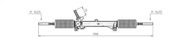 Рулевой механизм DSR067L DELCO REMY